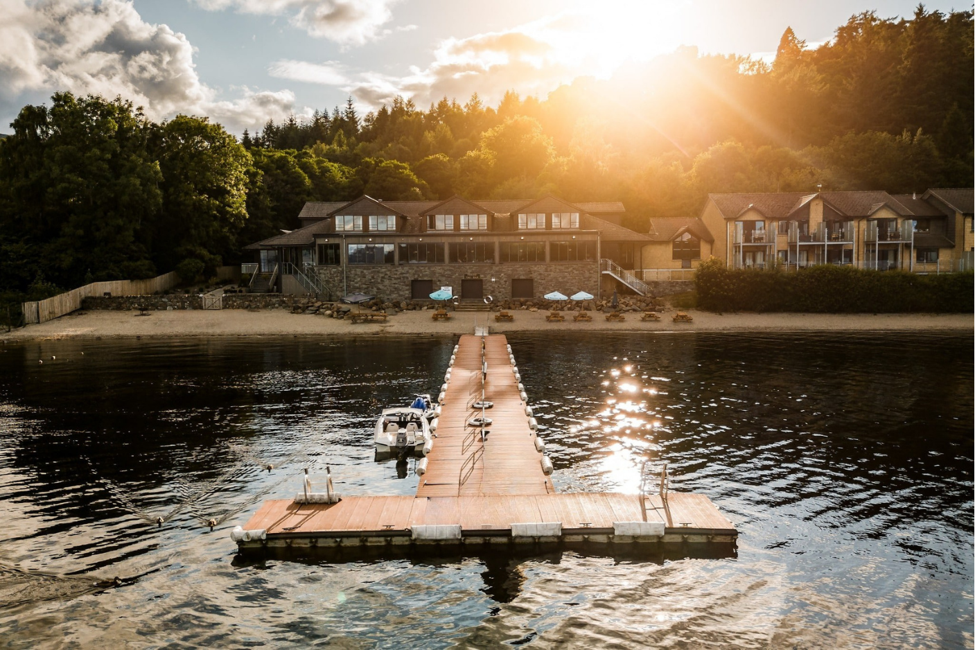 View of Lodge on Loch Lomond